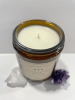 Load image into Gallery viewer, Angel Number 666 - Tranquil Amber Spiritual Soy Candle: Enhance Positivity &amp; Elevate Your Sacred Zen Space with 100% Natural Soy Wax, Energy

