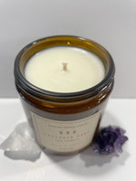 Load image into Gallery viewer, Angel Number 555 - Tranquil Amber Spiritual Soy Candle: Enhance Positivity &amp; Elevate Your Sacred Zen Space with 100% Natural Soy Wax, Energy

