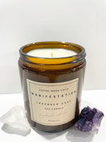Load image into Gallery viewer, Manifestation with Our Amber Spiritual Soy Candle - Embrace Positivity &amp; Elevate Your Sacred Zen Space - 100% Natural Soy Wax, Energy
