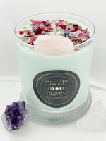 Load image into Gallery viewer, Love Intention Spell Crystal Candle - Love Potion Spell
