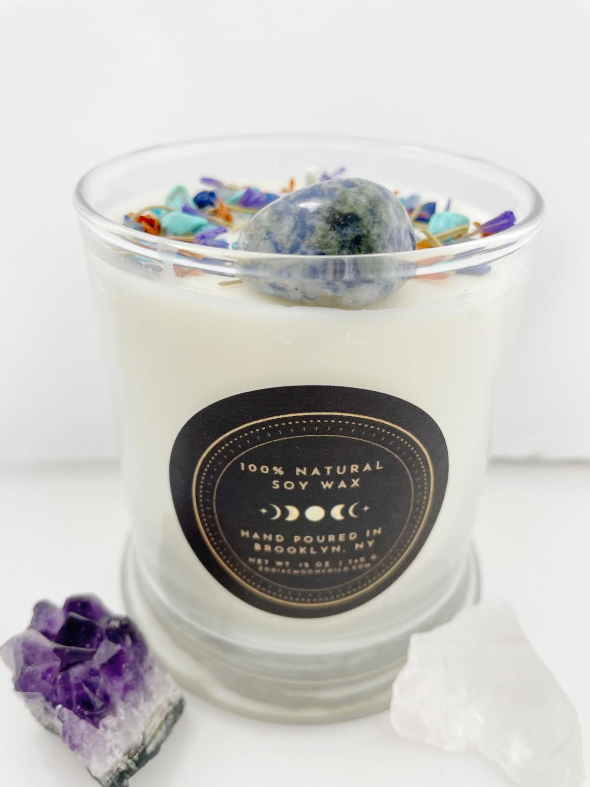 Confidence Building - Coconut Lime Crystal Candle