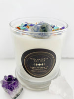 Load image into Gallery viewer, Confidence Building - Coconut Lime Crystal Candle
