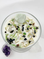 Load image into Gallery viewer, Bruja Blend Crystal Candle - Mint Eucalyptus
