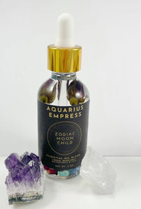 Aquarius Empress Astrology Oil Dropper - Zodiac