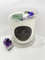 Load image into Gallery viewer, Pisces – Coconut Vanilla Crystal Candle

