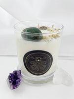 Load image into Gallery viewer, Taurus – Mint and Eucalyptus Crystal Candle
