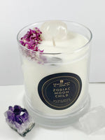 Load image into Gallery viewer, Gemini – Sea Salt Orchid Crystal Candle
