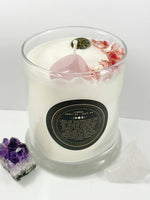 Load image into Gallery viewer, Libra – Sea Salt Orchid Crystal Candle
