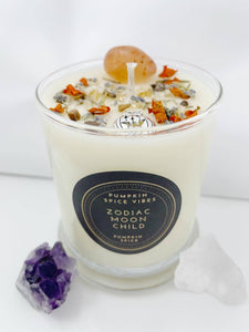 Pumpkin Spice Vibes Crystal Candle