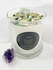 Bruja Blend Crystal Candle - Mint Eucalyptus