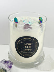 Retrograde Protection Crystal Candle