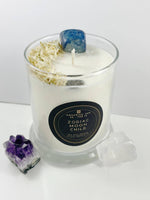 Load image into Gallery viewer, Aquarius – Sea Salt Orchid Crystal Candle
