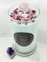Load image into Gallery viewer, Love Intention Spell Crystal Candle - Love Potion Spell
