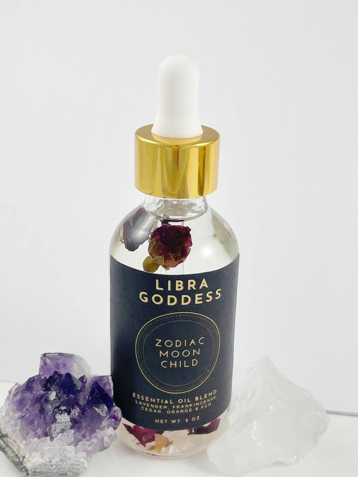 Libra Goddess Astrology Oil Dropper - Zodiac