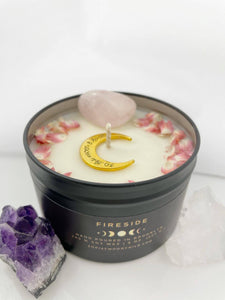 2023 New Beginnings: New Moon Crystal Candle