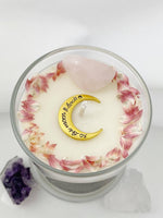 Load image into Gallery viewer, 2023 New Beginnings: New Moon Crystal Candle
