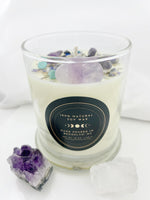 Load image into Gallery viewer, Evil Eye Protection Crystal Candle
