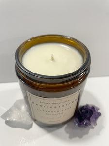 Manifestation with Our Amber Spiritual Soy Candle - Embrace Positivity & Elevate Your Sacred Zen Space - 100% Natural Soy Wax, Energy