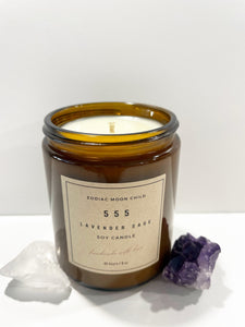 Angel Number 555 - Tranquil Amber Spiritual Soy Candle: Enhance Positivity & Elevate Your Sacred Zen Space with 100% Natural Soy Wax, Energy