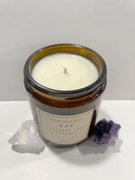 Load image into Gallery viewer, Angel Number 777 - Tranquil Amber Spiritual Soy Candle: Enhance Positivity &amp; Elevate Your Sacred Zen Space with 100% Natural Soy Wax, Energy
