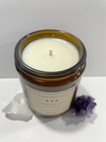 Load image into Gallery viewer, Angel Number 888 - Tranquil Amber Spiritual Soy Candle: Enhance Positivity &amp; Elevate Your Sacred Zen Space with 100% Natural Soy Wax, Energy
