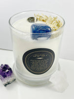 Load image into Gallery viewer, Aquarius – Sea Salt Orchid Crystal Candle
