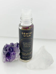 Gemini Star Astrology Essential Oil Roller