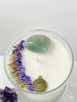 Load image into Gallery viewer, Pisces – Coconut Vanilla Crystal Candle
