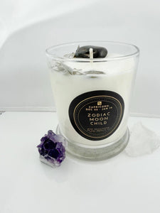 Capricorn – Mint and Eucalyptus Crystal Candle