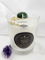 Load image into Gallery viewer, Taurus – Mint and Eucalyptus Crystal Candle
